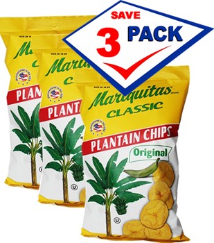 Plantain Chips Regular Flavor 5  oz Pack of 3